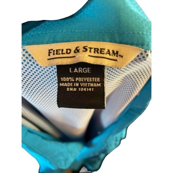 Field & Stream Fishing Angler Vented Button up Short Sleeve Shirt Men’s Large - Picture 11 of 11